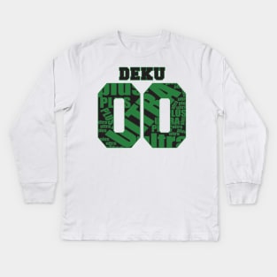 Deku - Plus Ultra Jersey Kids Long Sleeve T-Shirt